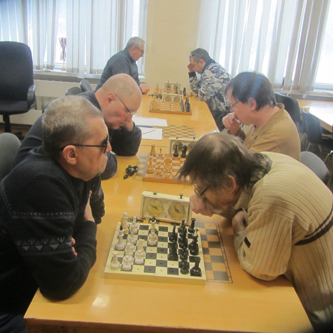 Открытый турнир по шахматам среди инвалидов по зрению в клубе КСРК ВОС — итоги соревнований