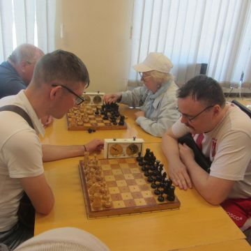 Открытый турнир  по шахматам  среди инвалидов по зрению в КСРК ВОС